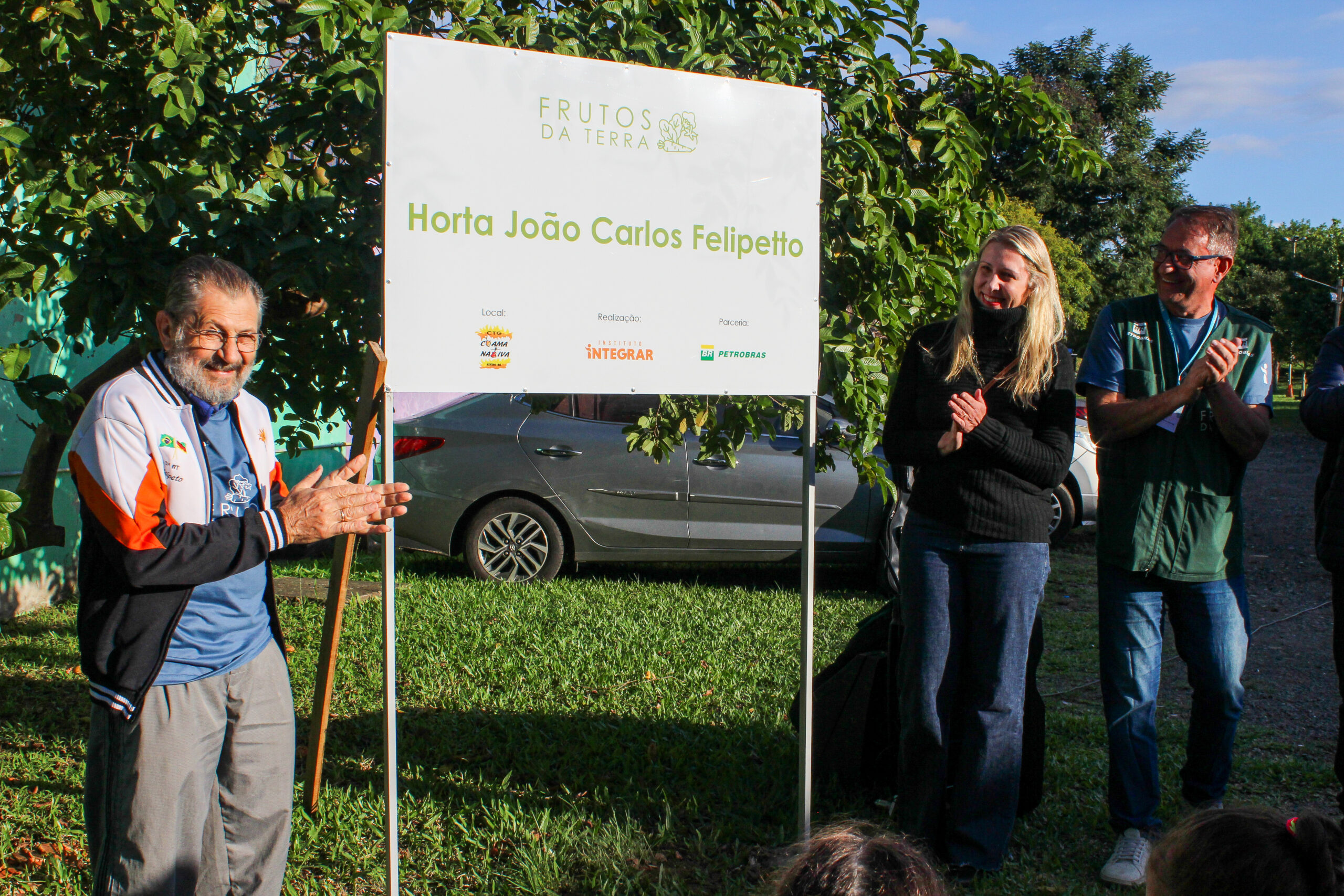 FRUTOS DA TERRA INAUGURA PRIMEIRA HORTA EM ESTEIO